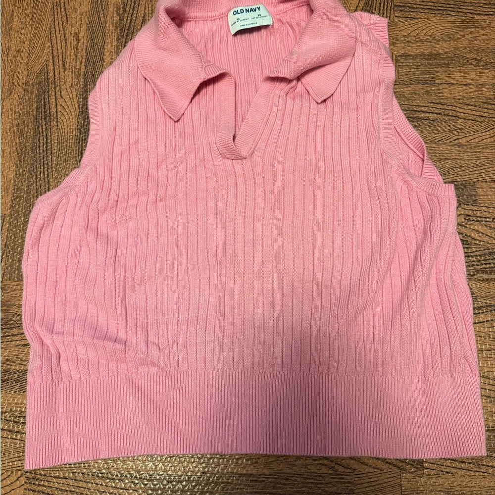 Old Navy Pink Sleeveless Women's Top